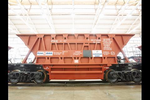 RM Rail has obtained Customs Union certification for a modified version of its Type 19-1241 hopper wagon.